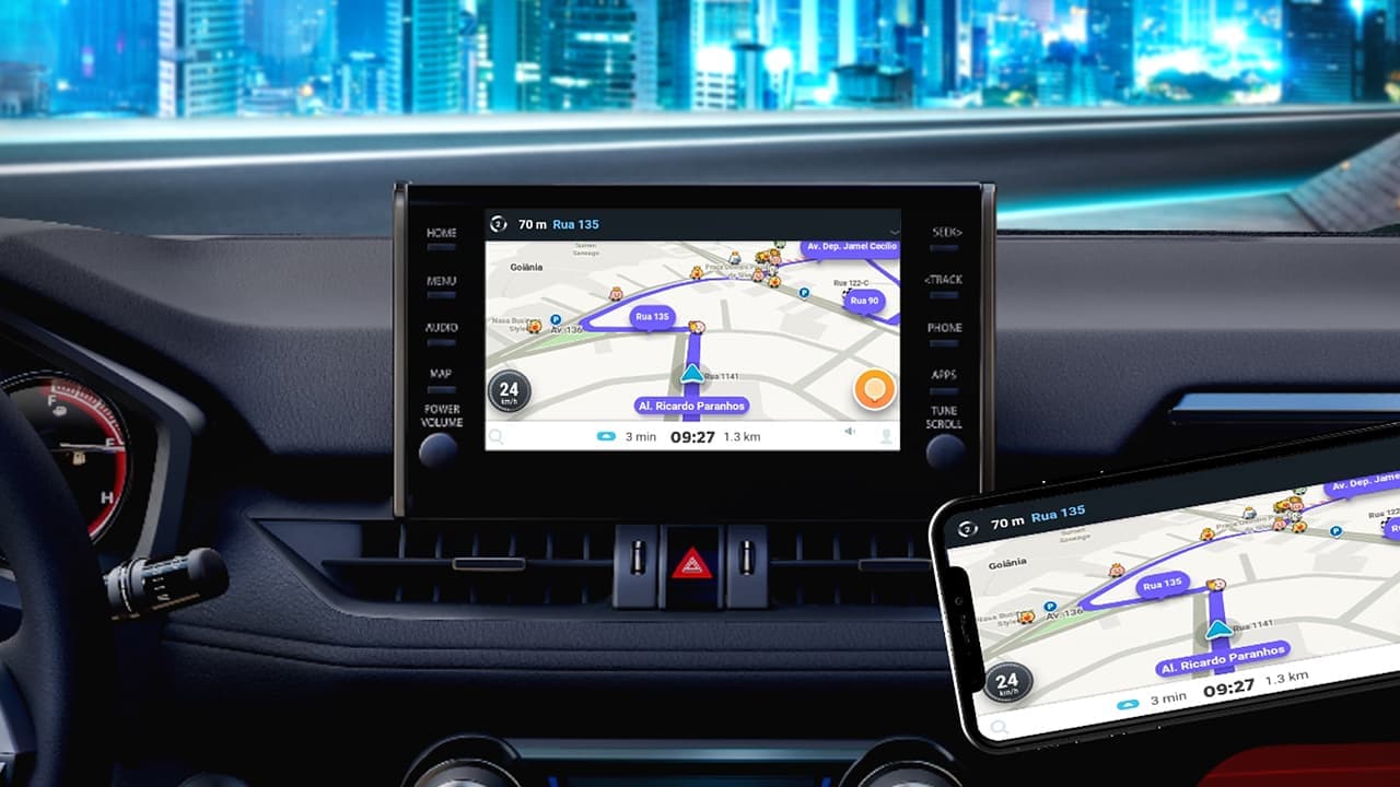 espelhamento de smartphone sem fio no carro