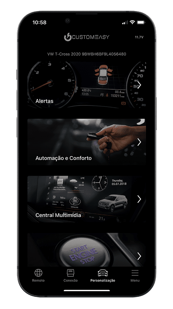 Tela do App CustomEasy 1