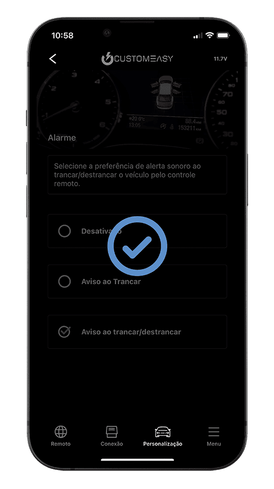 Tela do App CustomEasy 4