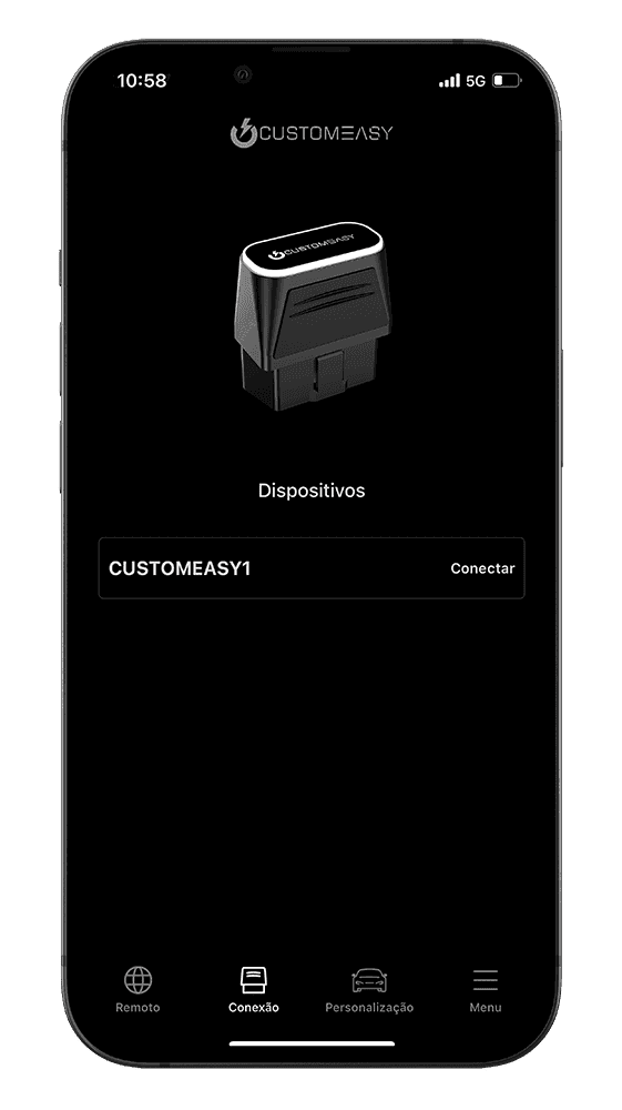 Tela do App CustomEasy 6