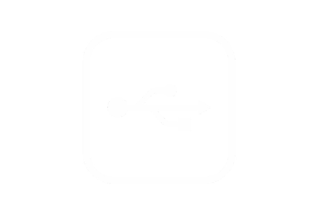 ícone atualização por USB interface de volante